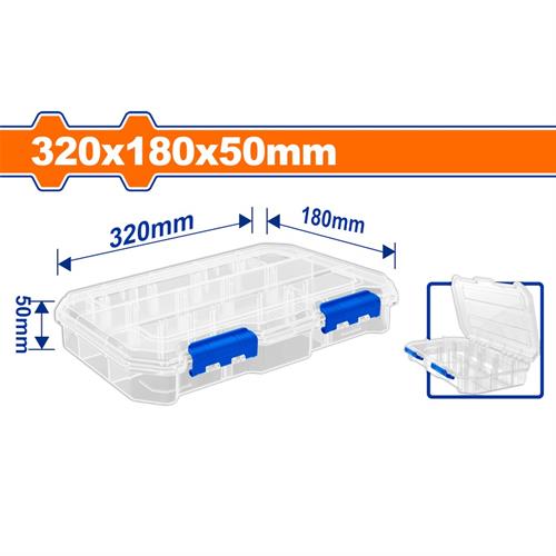 Organizer Trasparente L 13 scomparti - 320x180x50 mm