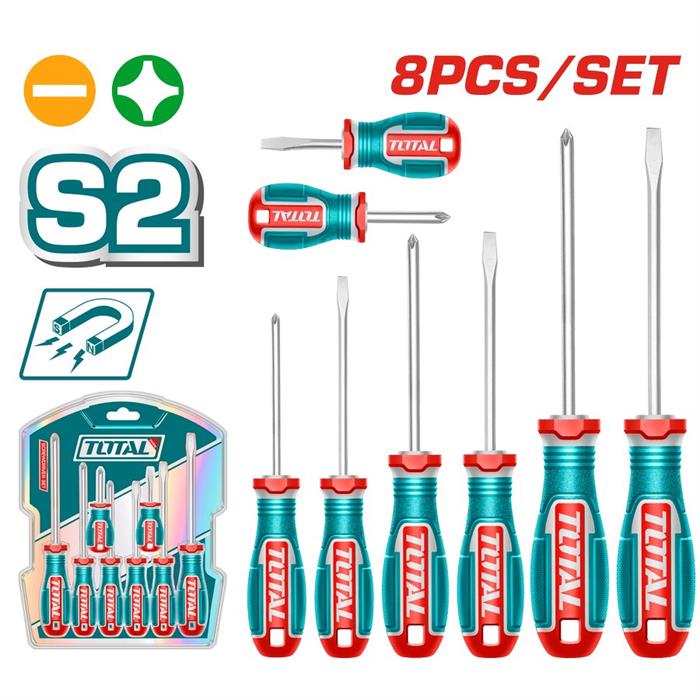 Set cacciaviti professionali da 8 pezzi